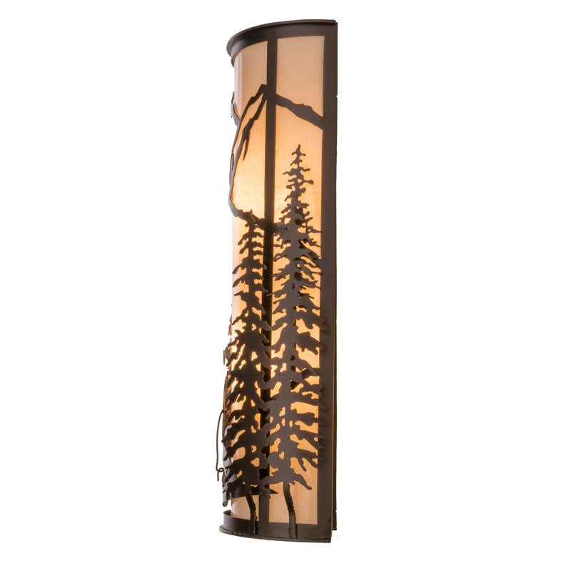 Rustic Lodge 2 - Light Flush Mounted Sconce