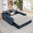 Rivulet 6-Piece Cloud Upholstered Sectional Couch-210541672