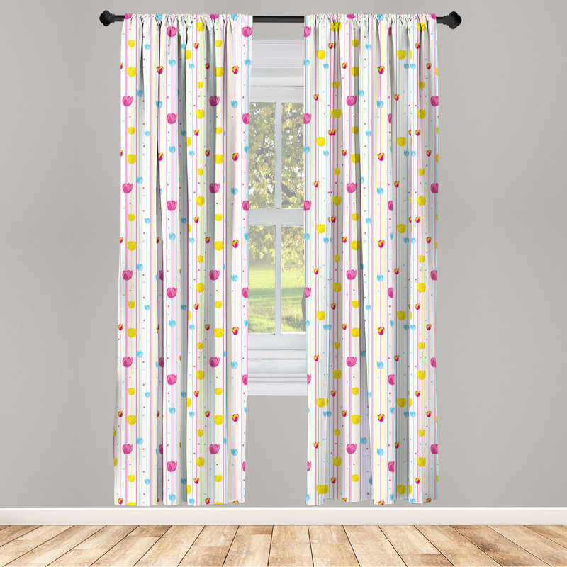 Room Darkening Curtain Pair, 28" x 95"