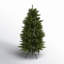 Slender Green Realistic Artificial Fir Christmas Tree-1613134200