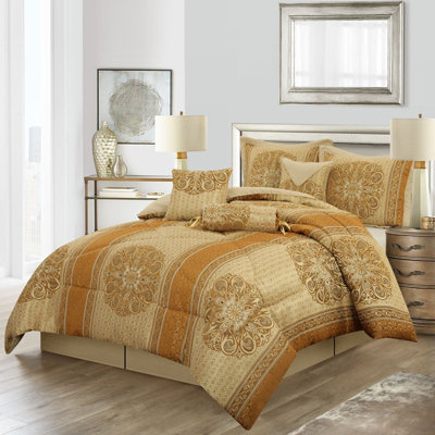 Ensemble d'édredon 7 pièces Jacquard