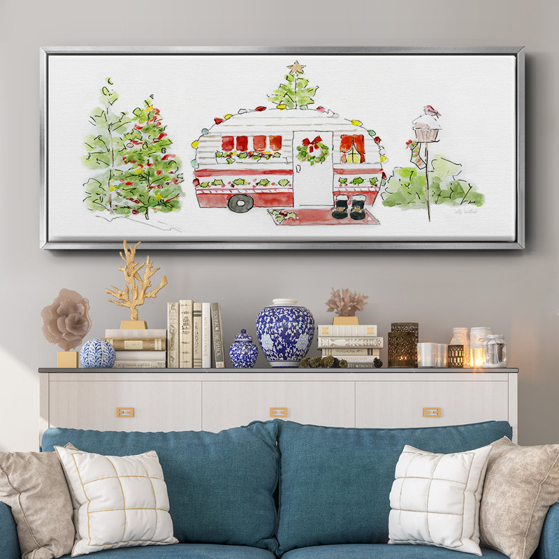 Holiday Camper II- Framed Canvas