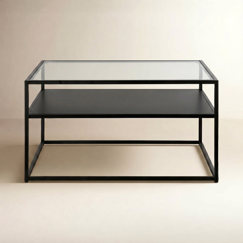 Duran Glass Top Single Coffee Table