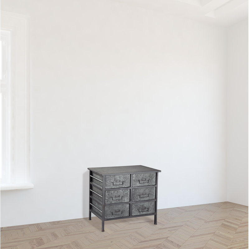 Commode décorative 6 tiroirs
