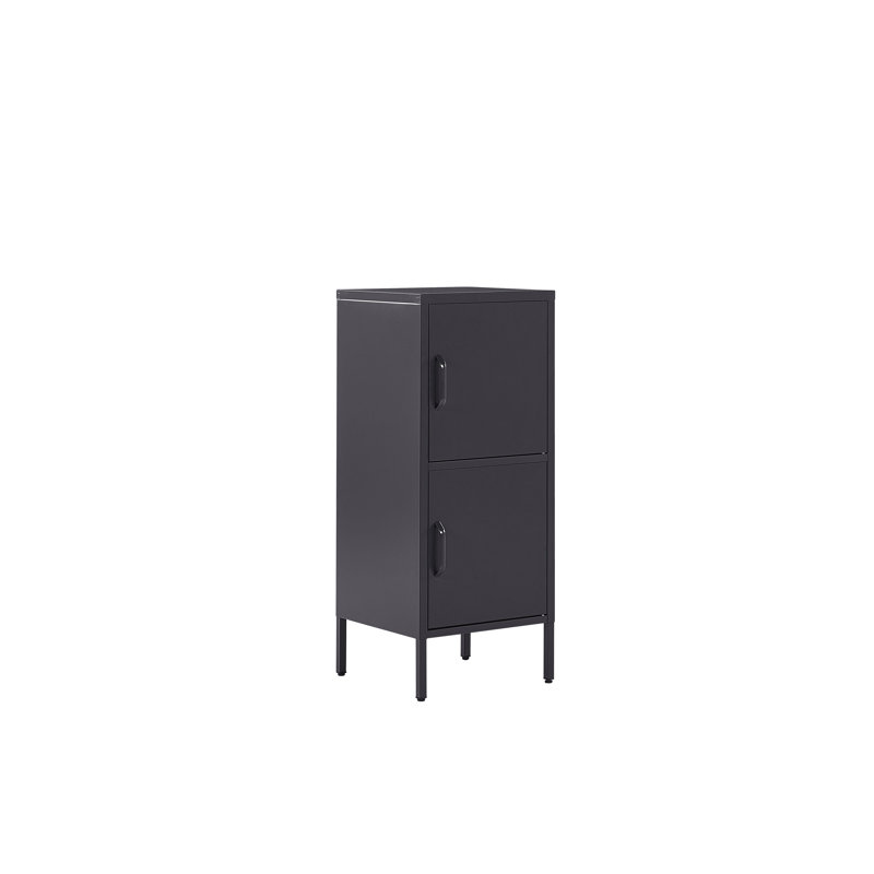 Mooresburg 2 -Door 4 -Shelf, Black