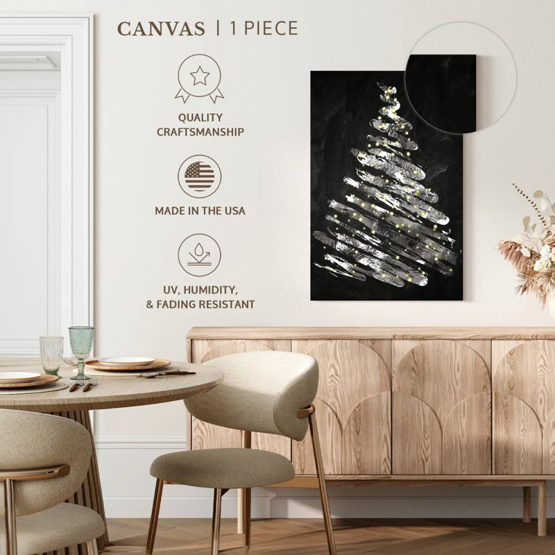 Chalkboard Tree I, 30" H x 20" W