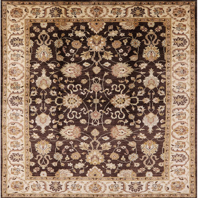 Tapis oriental noir / ivoire Giragos