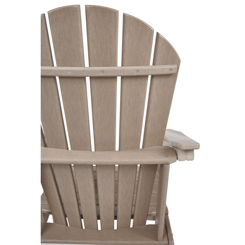 Chaise Adirondack pliante Emory, Brun grisâtre