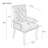 Elegant Tufted Upholstered Dining Armchairs-1122140378