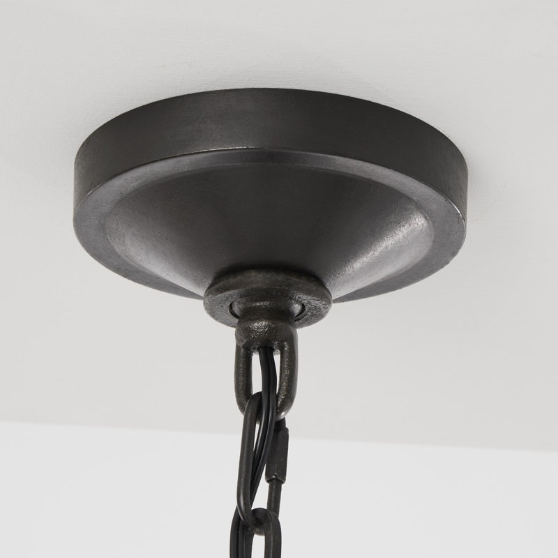 Chapman & Myers Darlana Two-Tier Chandelier, Aged Iron, 53.25" H x 50" W x 50" D