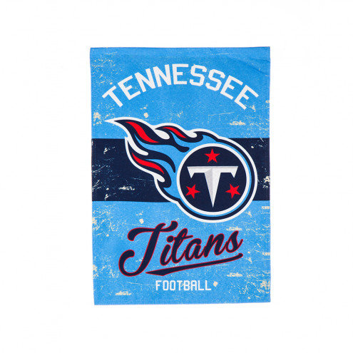 Drapeau de jardin 2 côtés NFL, Titans du Tennessee