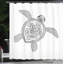 Ensemble de rideau de douche + crochets-44387685