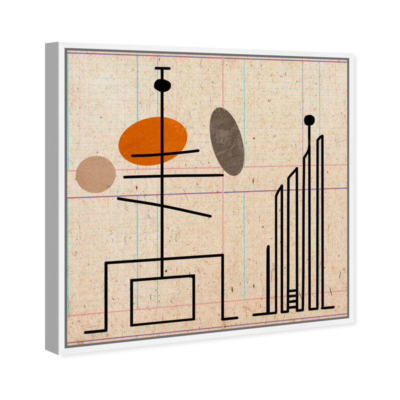 Malabares - cadre flottant, impression sur toile, H 30 po x l 30 po, Toile avec cadre blanc