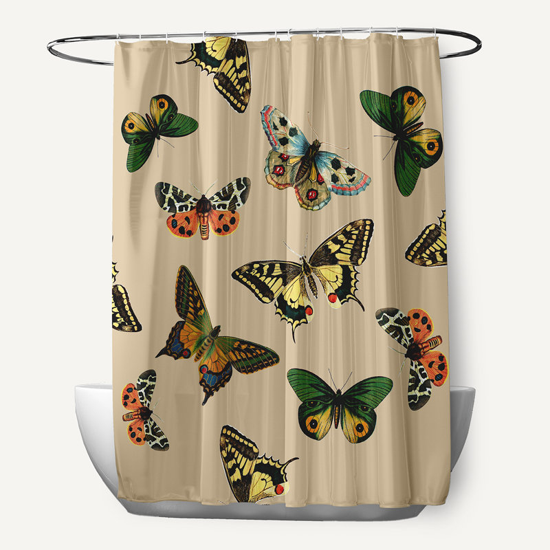 Rideau de douche simple Alberts Valley, Taupe