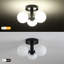 Plafonnier semi-encastré 3 lumières en verre-1530094918