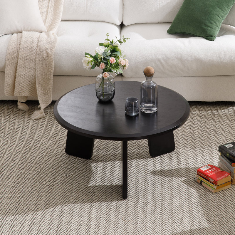 Table basse Mid Century Modern, Noir