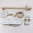 Modern Dual-Function Bath Tap Set,Includes a 3-function Hand Shower,Wall Mounted Rainfall Shower Fixtures with Piano Keys-118318682