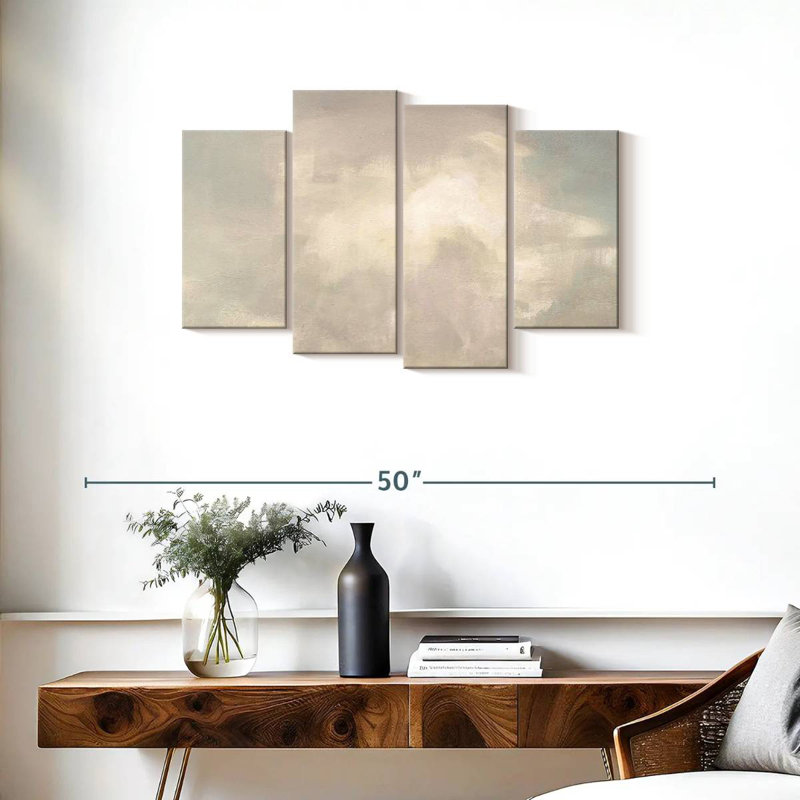 Avery Ashore Clouds Neutral, 22" H x 36" W