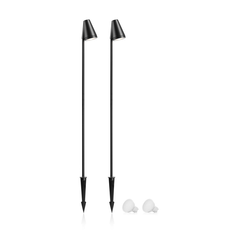 Auraglow Mains Powered IP65 Tall GU10 Outdoor Garden Spike Light
