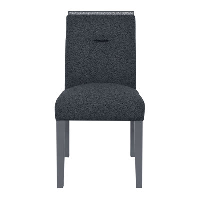 Chaise 2 pièces ARIYA GRIS FONCÉ