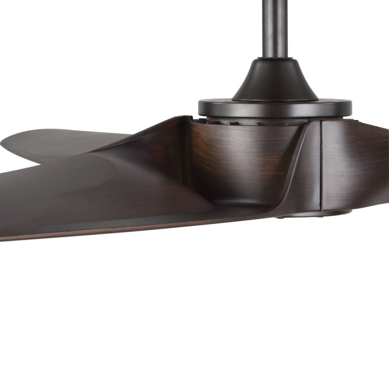 Ventilateur de plafond à 3 pales avec télécommande Oreland, Bronze antique