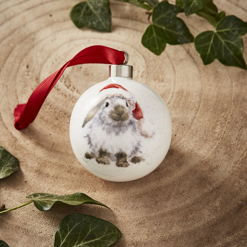 Classic Wrendale Designs, Ho Ho Ho Bauble