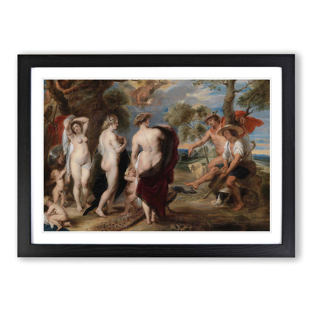 'The Judgement of Paris' by Peter Paul Rubens Framed Painting Print