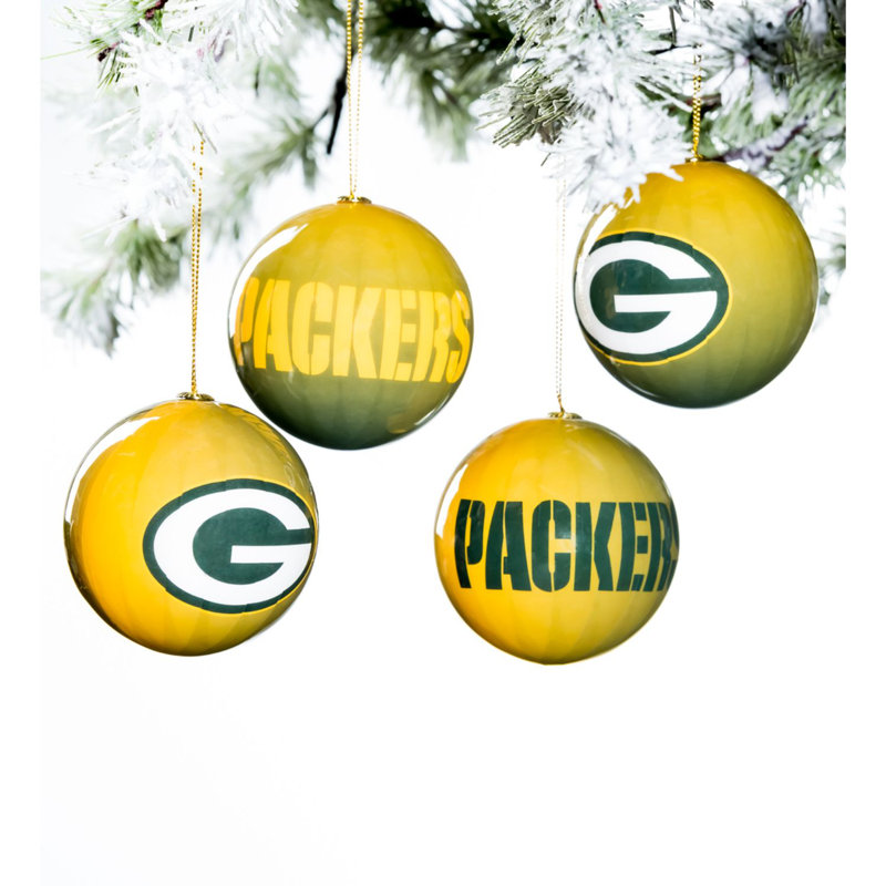 Ensemble d'ornement 12 pièces NFL, Green Bay Packers