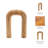 Wood Horseshoe Vase-995045047