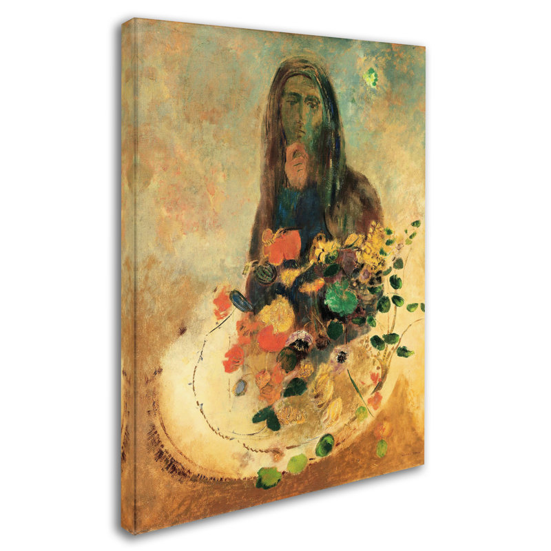 « mystère », reproduction sur toile tendue, H 19 po x l 14 po