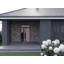 Façade avant en acier pré-suspendue / Teck Ronex 1033 / Fenêtre extérieure latérale et supérieure en métal / Entrée en métal peint moderne l 36 po x H 12 po x H 80 po + Droite vers l'intérieur-98196315-98196313