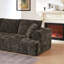 Canapé modulaire surdimensionné en L Chenille, design minimaliste, canapé-lit confortable pour les salons, les appartements et les espaces de réception-500793327-500793325