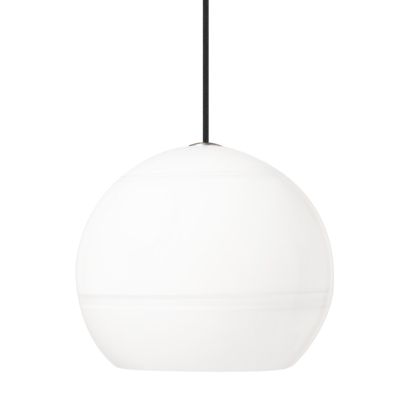 Sedona 1 - Light LED Pendant, White, Satin Nickel, Yes
