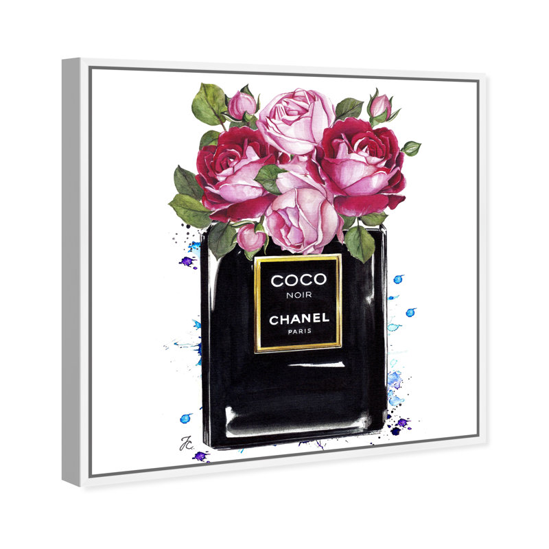 «Damilola Doll Memories Coco Roses», impression, Cadre blanc, H 12 po x l 12 po