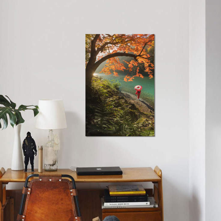Reproduction de photo sur toile, H 12 po x l 8 po x P 0,75 po, Toile tendue, Pas de tapis