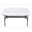 Petite table basse pour le salon, table basse en céramique à poutre de pierre moderne, table basse carrée facile à assembler
