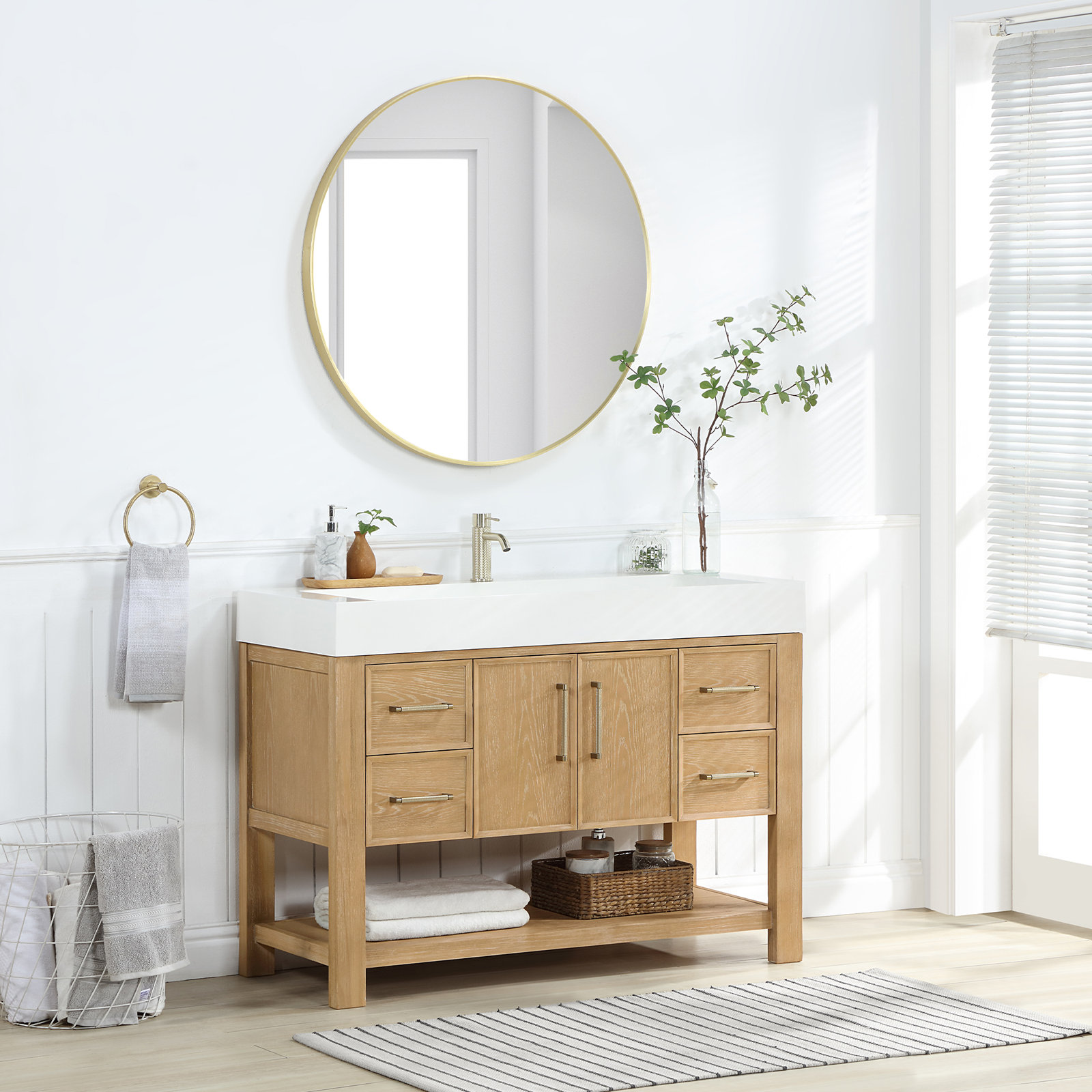 Maho 47.4'' Single Bathroom Vanity