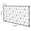 62.3Cm H x 126Cm W Metal Lattice Panel Trellis