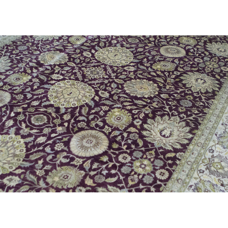 Wool Oriental Area Rug, Rectangle 9'2" x 12'1"