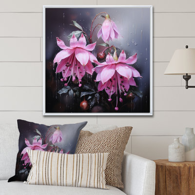 Jardin mauve Hardy Fuchsia Plants II - Fuschia, art mural