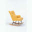 Chaise berçante rembourrée Teddy - Haut dossier - Chambre de bébé