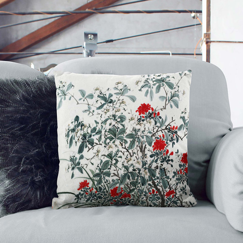 Square Throw Cushion, 55cm H x 55cm W x 20cm D