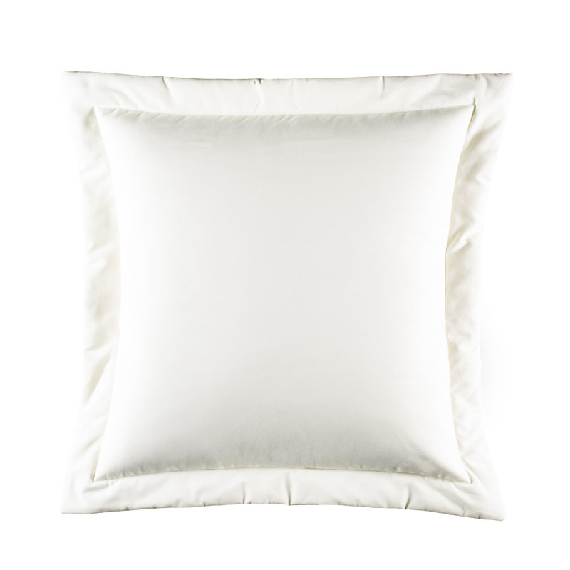 Taie décorative européenne en coton uni Seabrook