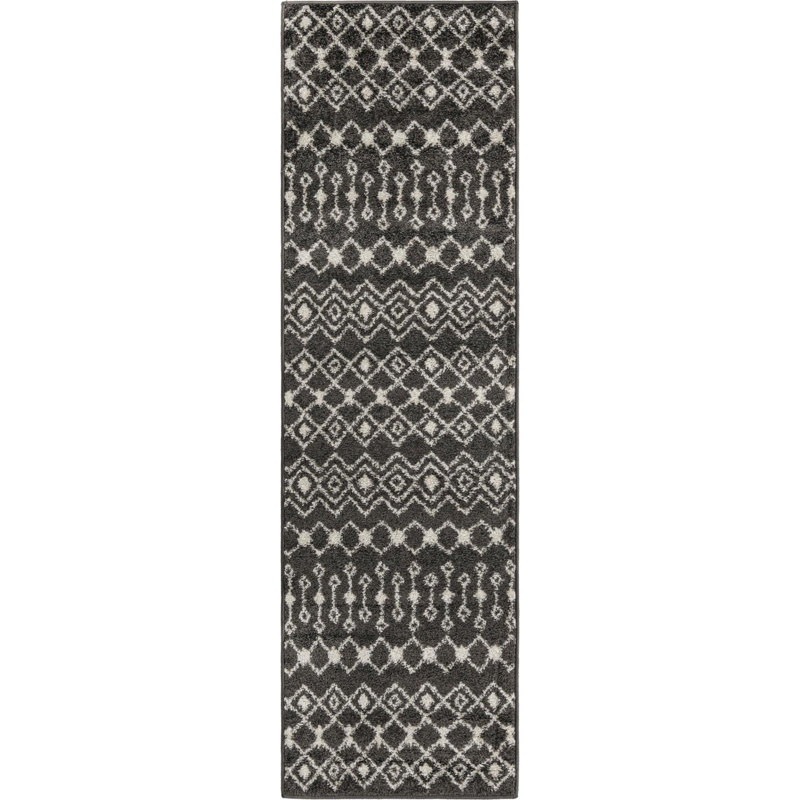 Abstract Indoor Rug, Runner 2' x 7'