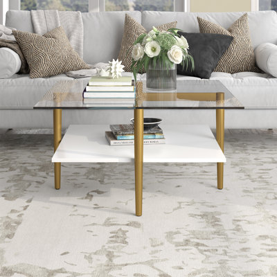 Four Leg Coffee Table with Storage