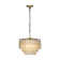 Chyrl 3 - Light Coastal Natural Capiz Shell Tiered Chandelier for Dining Table