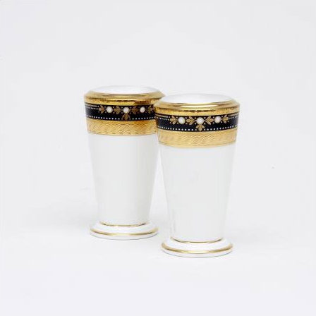 Noritake Evening Majesty Salt and Pepper Shaker Set, 3-1/2"