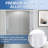 44-48 In. W X 72 In. H Semi-Frameless Sliding Shower Door In Brushed Nickel With 1/4 In. Thick Tempered Glass-123110770