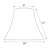 13'' H Linen Bell Lamp Shade