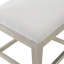 Solaria Upholstered Stool with Solid Wood Frame-70468094